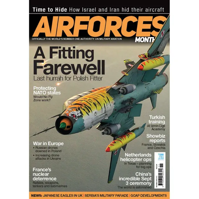 AirForces Monthly November 2025 tidning stridsflyg
