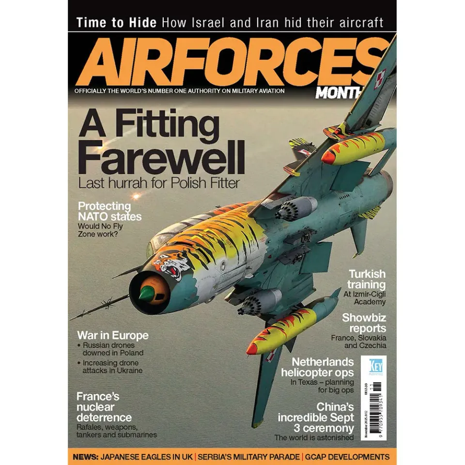 AirForces Monthly November 2025 tidning stridsflyg