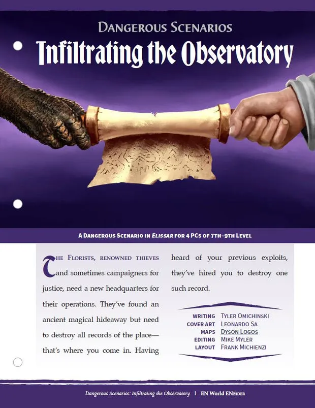 EN Publishing Infiltrating Observatory pdf D&D 5e