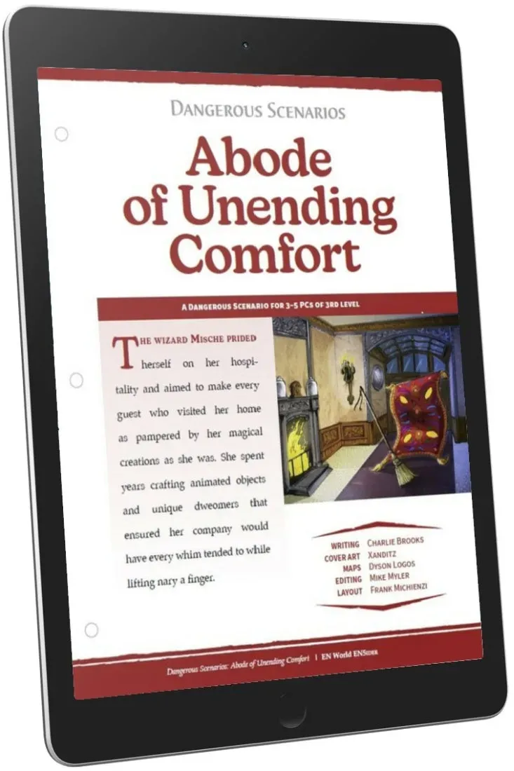 EN Publishing Dangerous Scenarios Abode of Unending Comfort äventyr PDF
