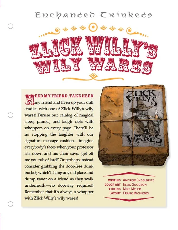 EN Publishing Zlick Willy's Wily Wares WOIN rollspel PDF