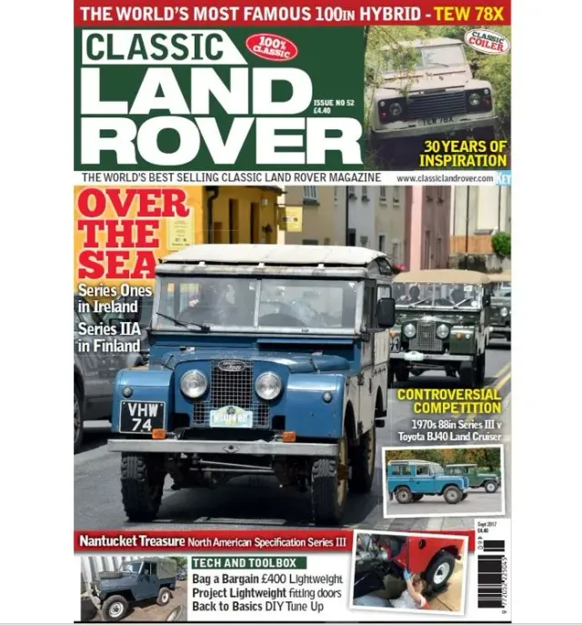 Classic Land Rover September 2017 tidning baknummer