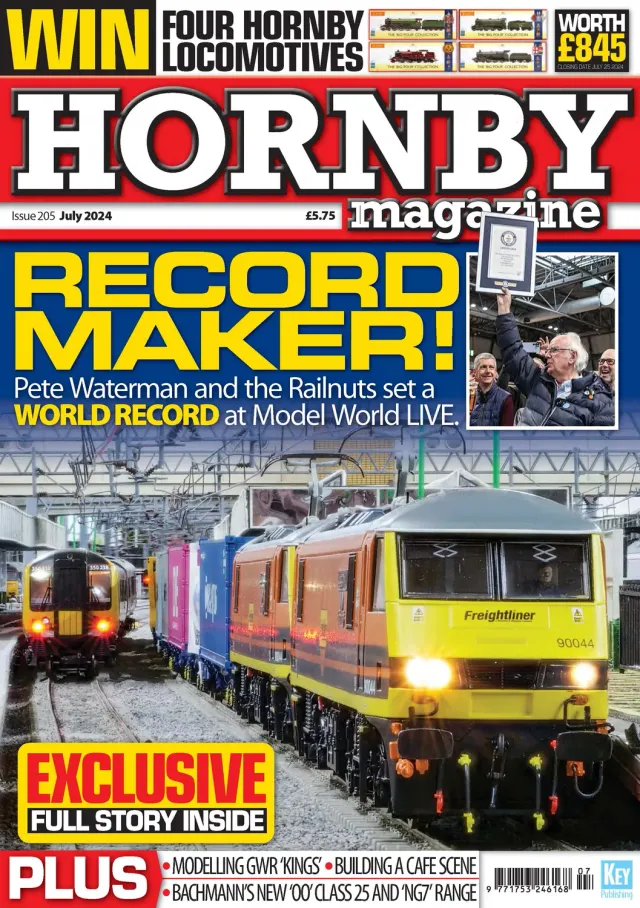 Hornby Magazine juli 2024 tidning modelljärnväg