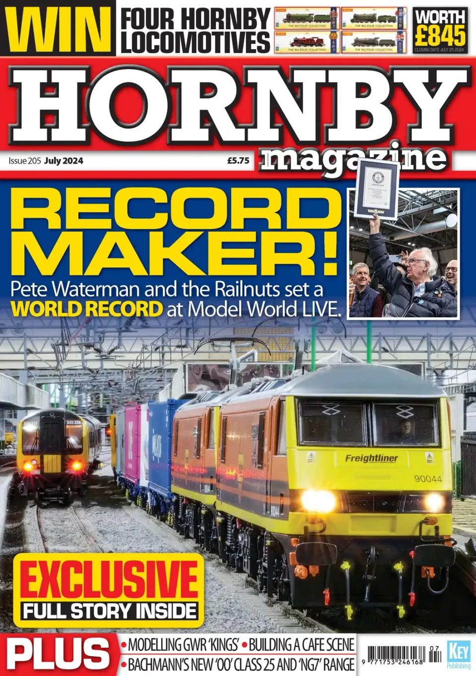 Hornby Magazine juli 2024 tidning modelljärnväg