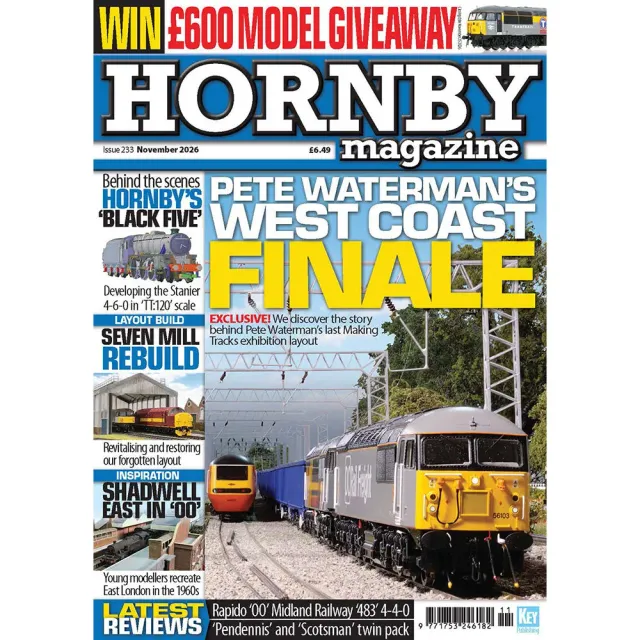 Hornby Magazine november 2026 tidning modelljärnväg