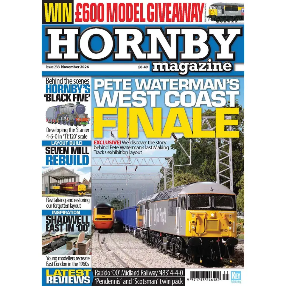 Hornby Magazine november 2026 tidning modelljärnväg