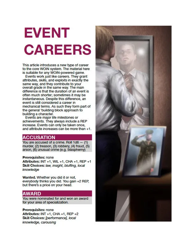 EN Publishing WOIN Event Careers rollspel PDF