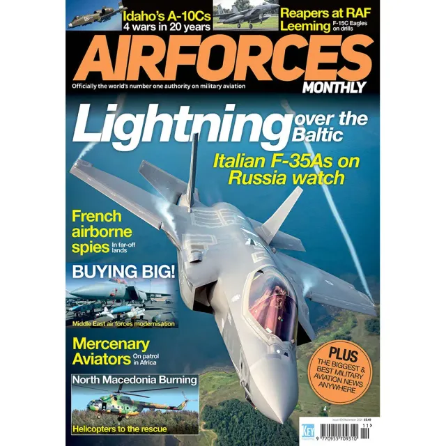 AirForces Monthly nov 2021 tidning stridsflyg