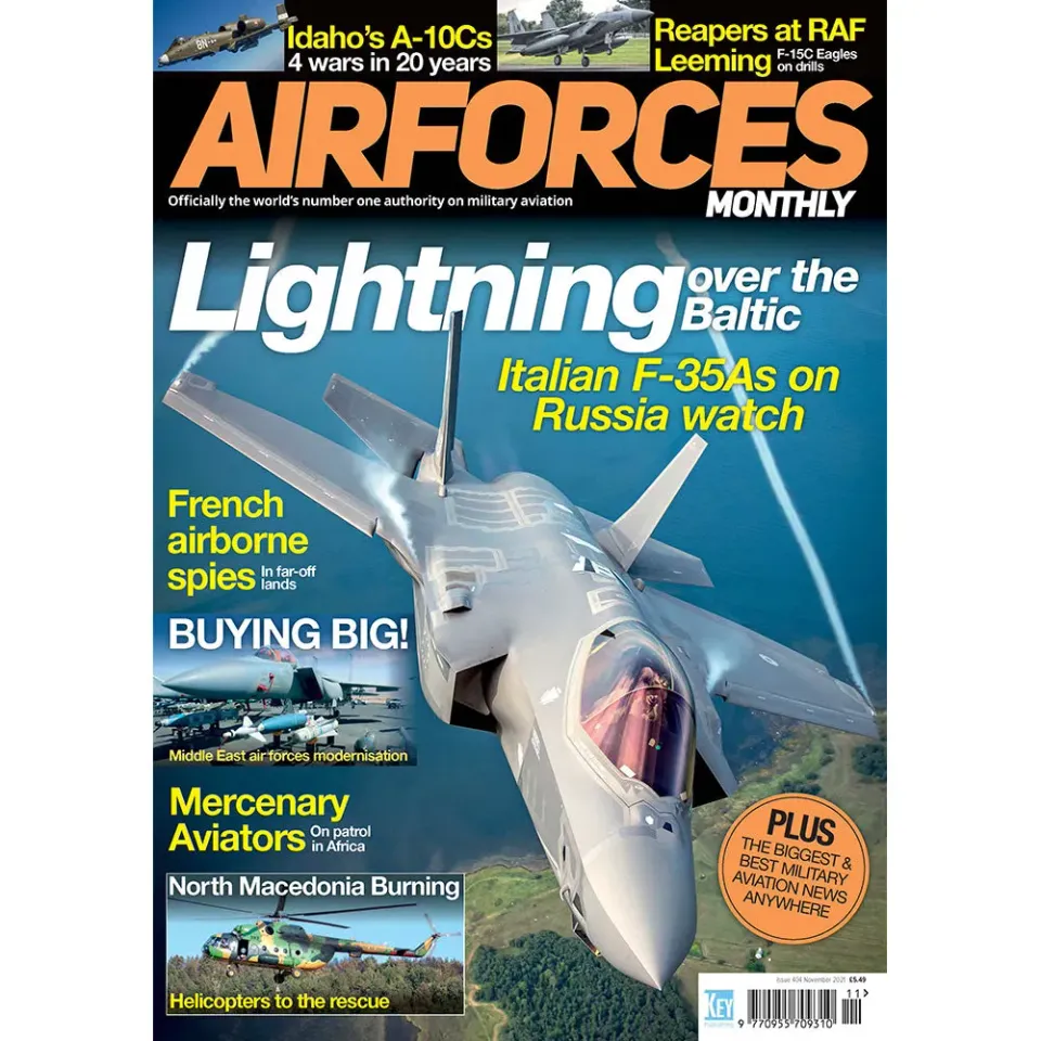 AirForces Monthly nov 2021 tidning stridsflyg