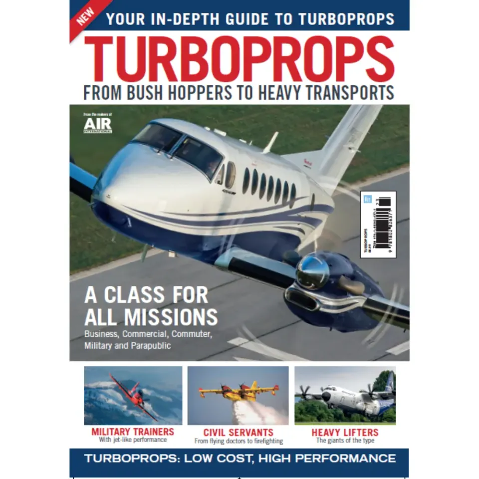 Aviation Archive Turboprops tidning propellerflygplan