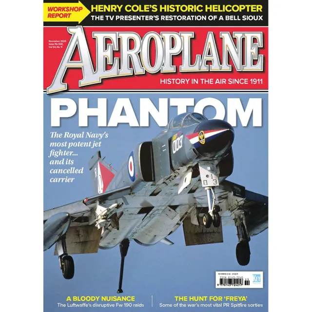 Aeroplane Monthly november 2026 tidning Phantom