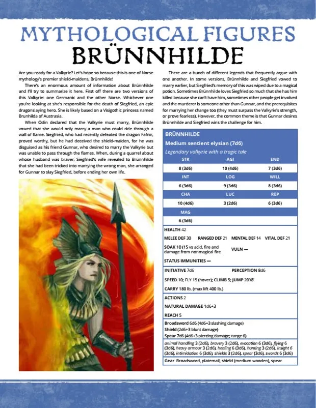 EN Publishing Brünnhilde WOIN PDF mytologisk rollperson