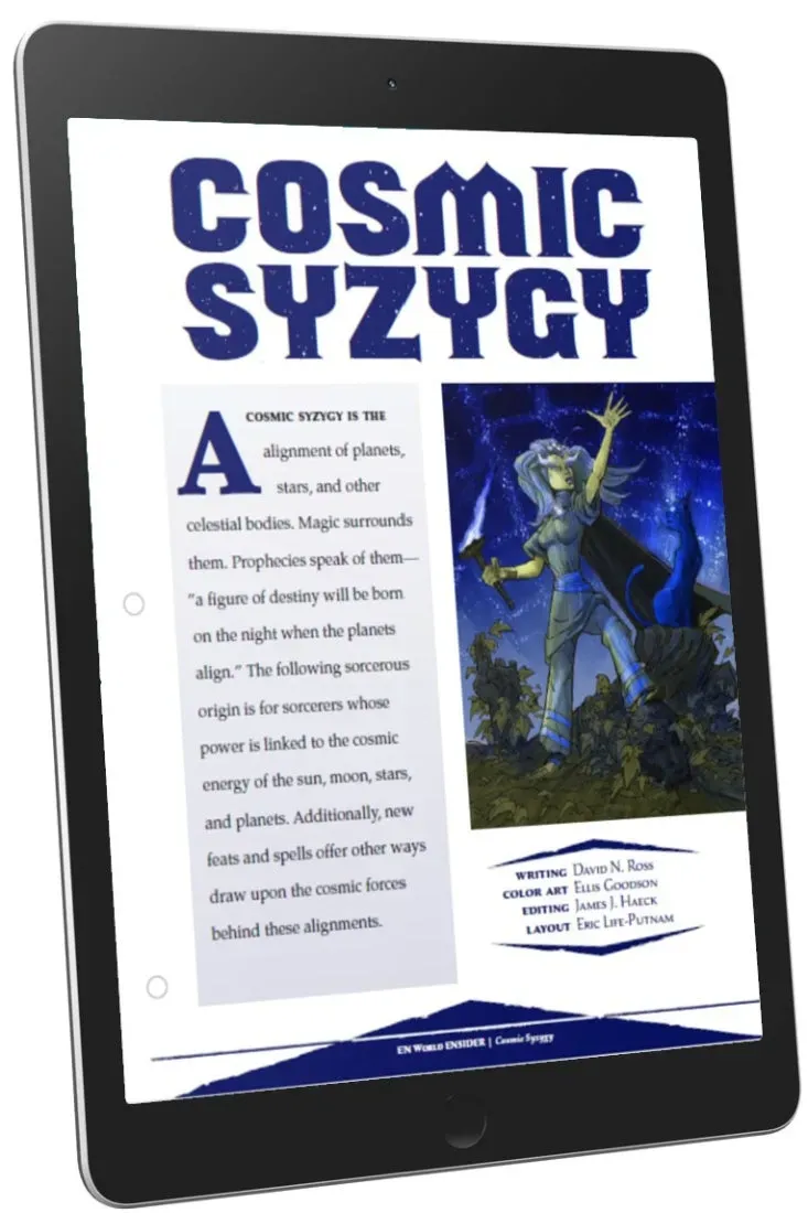 EN Publishing Cosmic Syzygy sorcerer ursprung PDF 5e