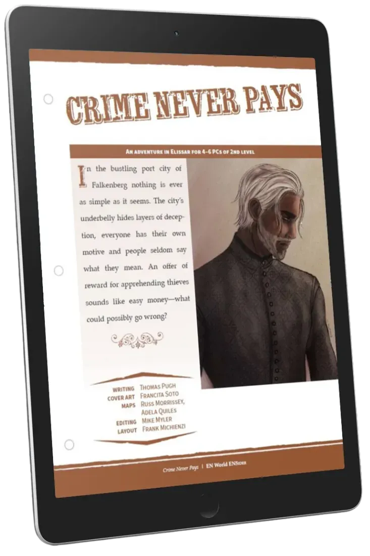 EN Publishing Crime Never Pays äventyr PDF nivå 2