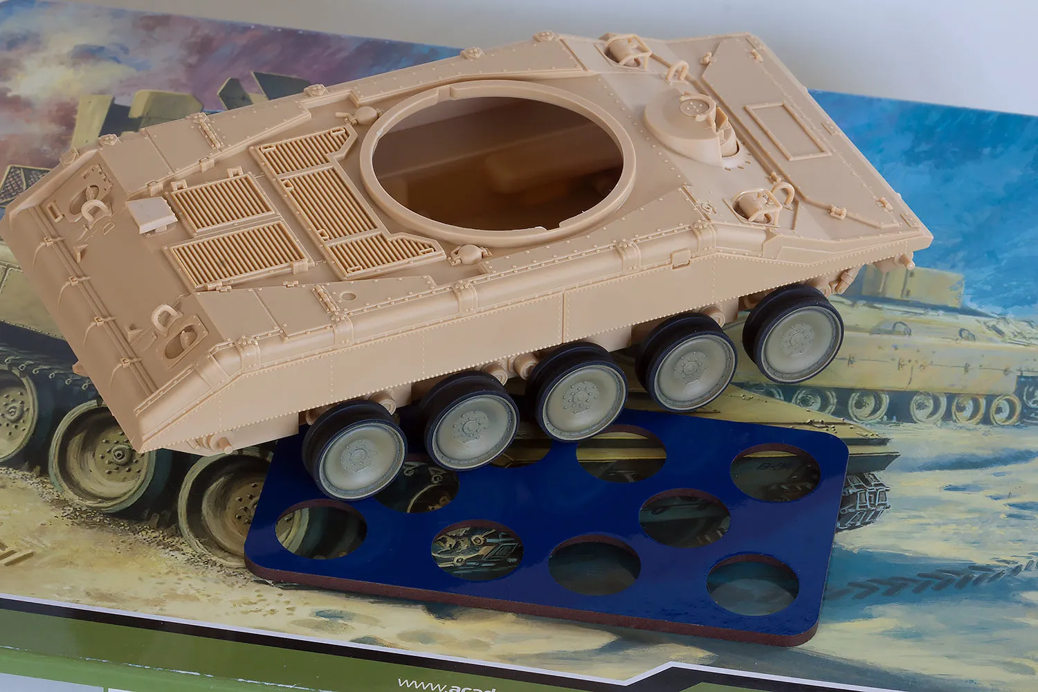 QuickWheel QW-235 M551 Sheridan målarmask 1:35 Academy
