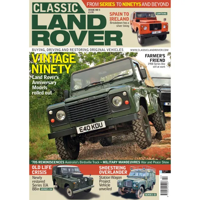 Classic Land Rover oktober 2013 tidning – veteranbil