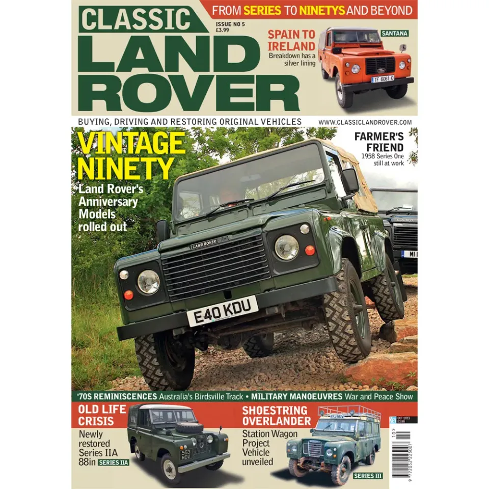 Classic Land Rover oktober 2013 tidning – veteranbil