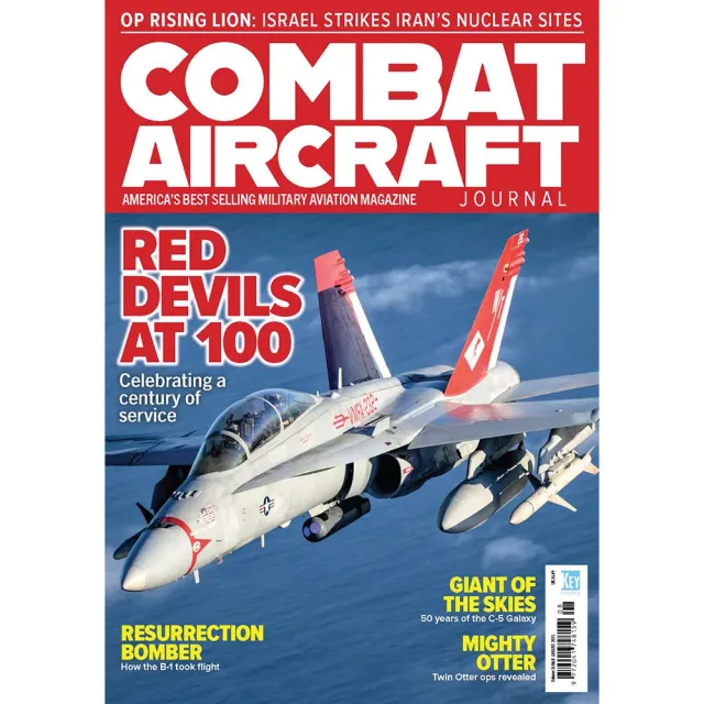 Combat Aircraft Journal augusti 2025 tidning lösnummer stridsflyg