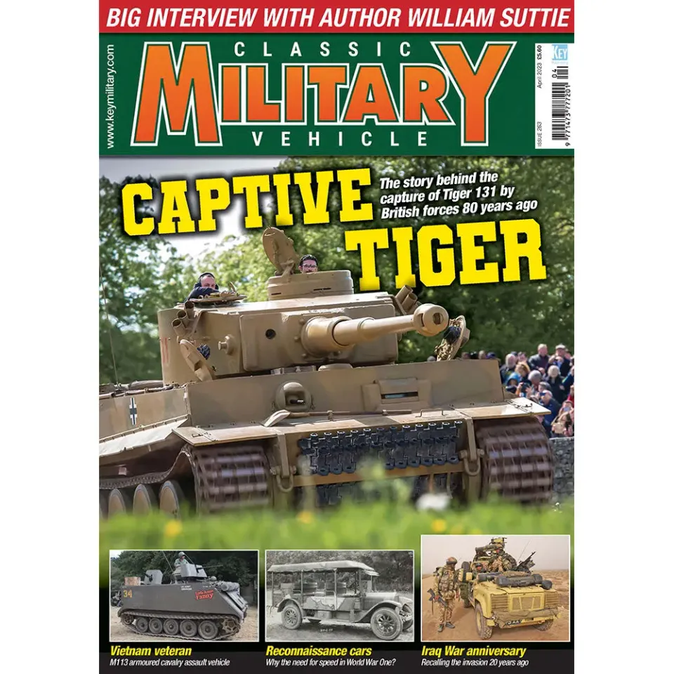 Classic Military Vehicle april 2023 tidning pansar Tiger 131