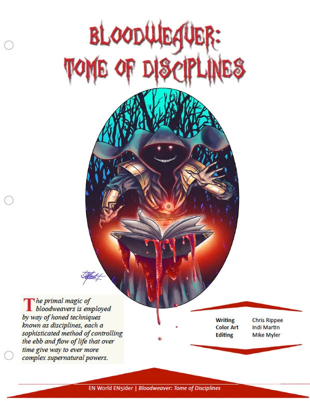 EN Publishing Bloodweaver Tome of Disciplines klass PDF D&D 5e