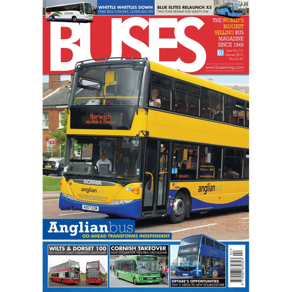 Buses February 2015 tidning lösnummer transport