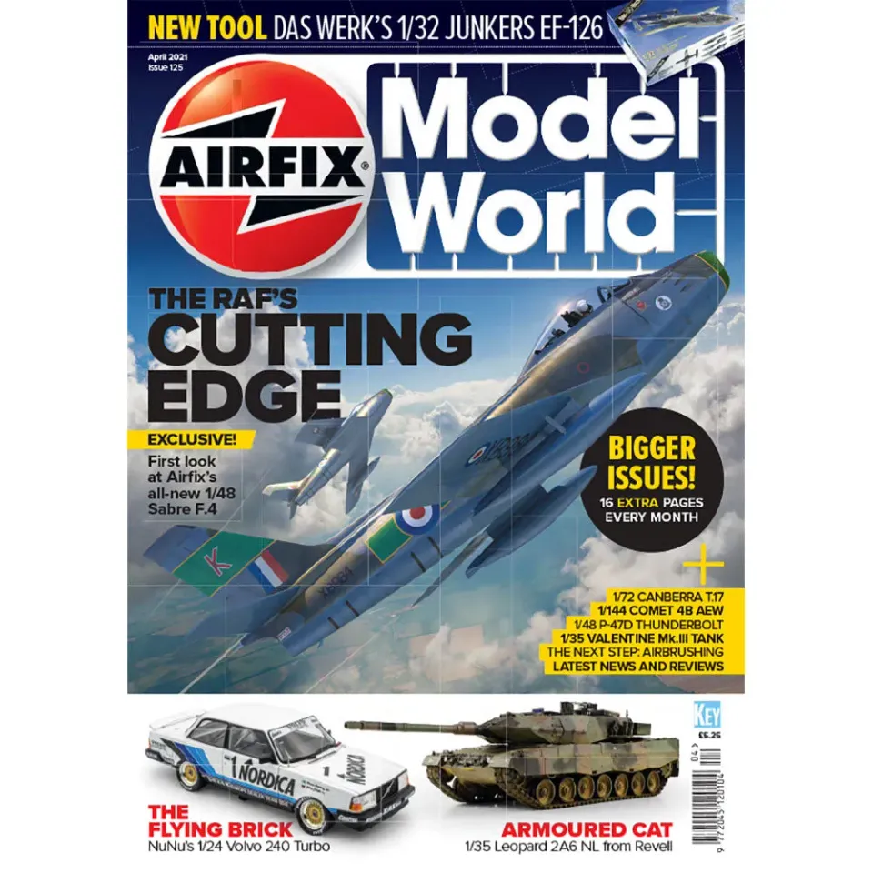 Airfix Model World april 2021 tidning Sabre