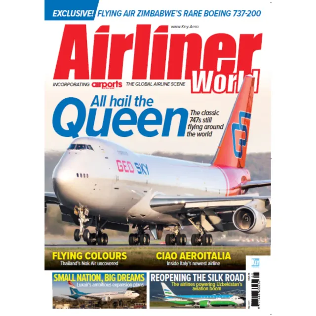 Airliner World maj 2024 tidning trafikflyg