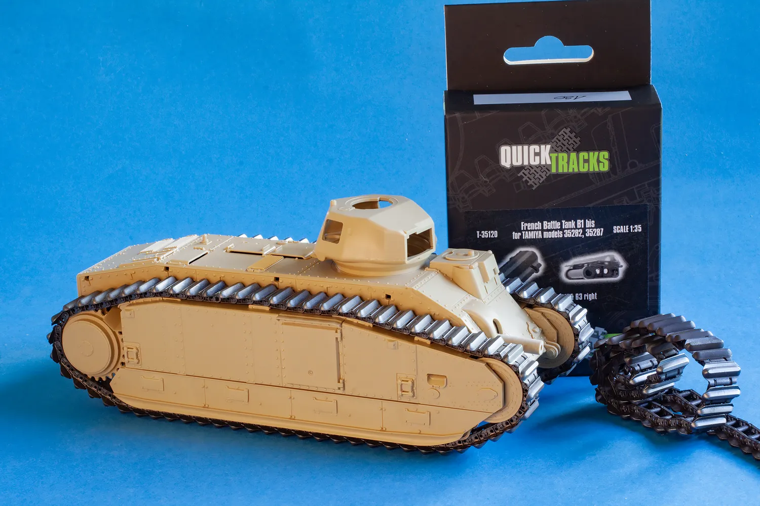 ROSSAGRAPH QuickTracks T-35120 B1 bis bandlänkar 1:35 resin