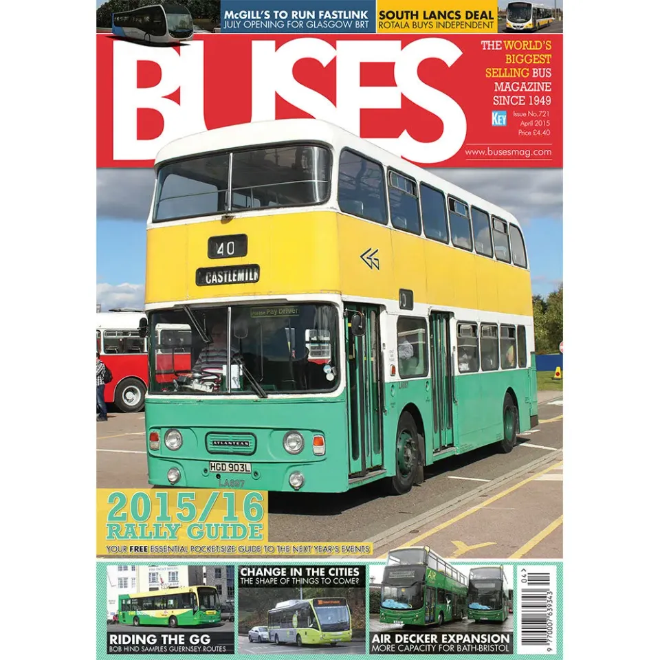 Buses Magazine april 2015 tidning rallyguide