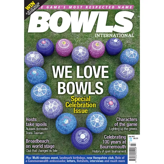 Bowls International juli 2017 tidning jubileumsnummer