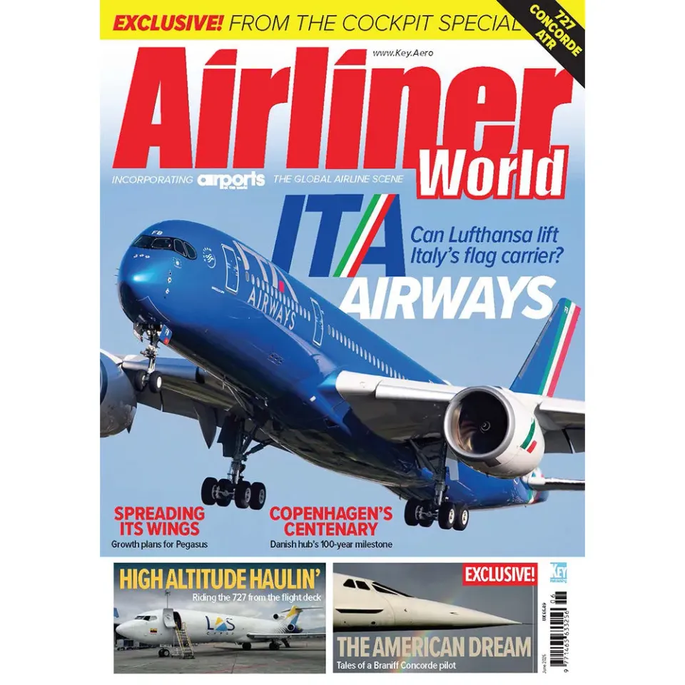 Airliner World juni 2025 tidning ITA Airways