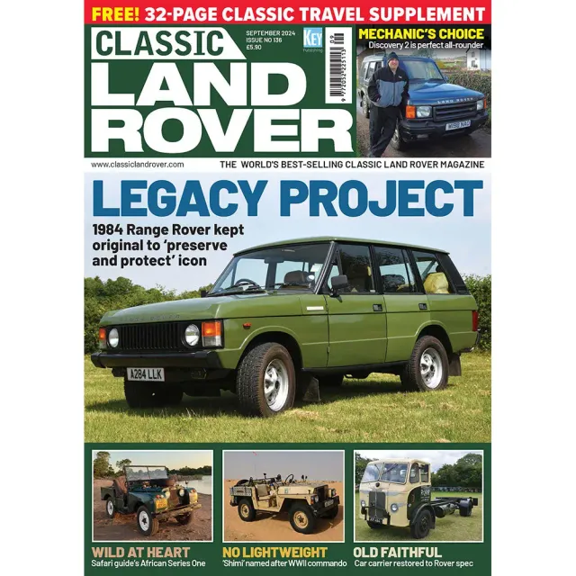 Classic Land Rover september 2024 tidning med resebilaga