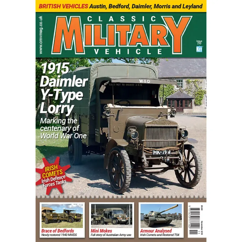Classic Military Vehicle november 2018 tidning lösnummer militärfordon