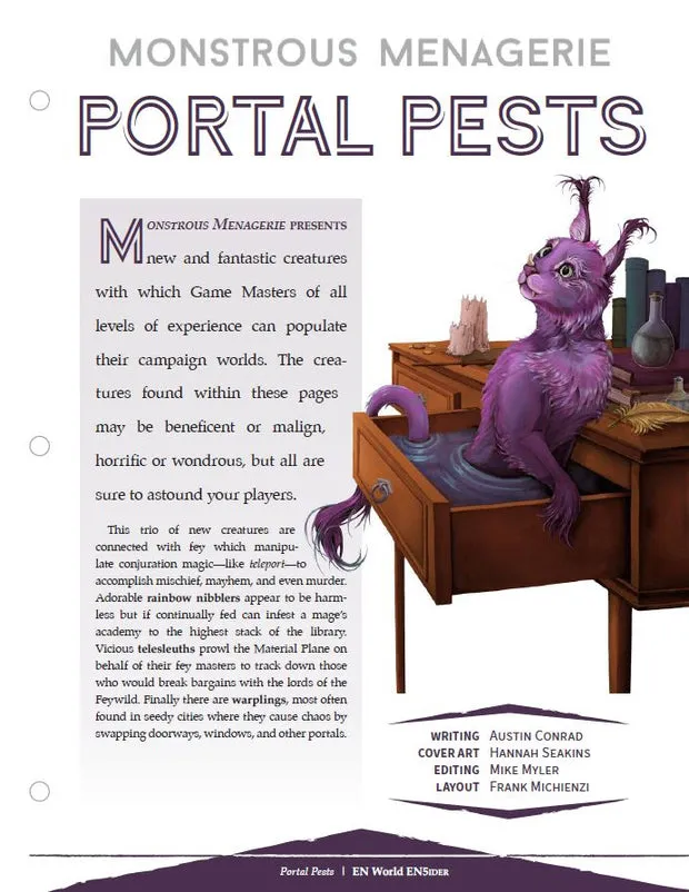 EN Publishing Portal Pests monster-PDF fey 5e