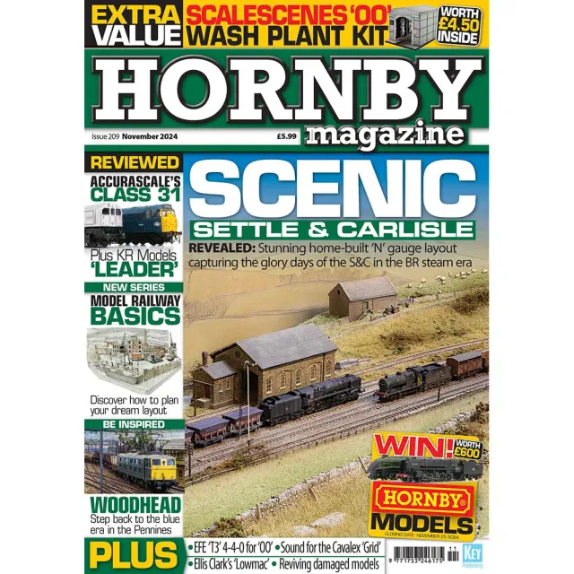Hornby Magazine november 2024 tidning 180 sidor modell