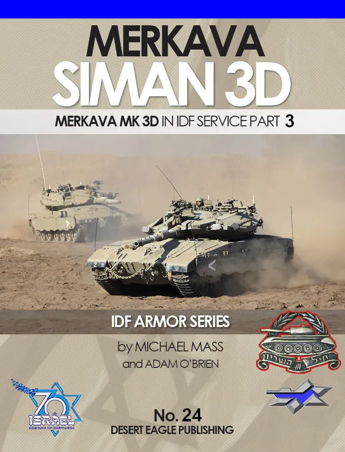 Desert Eagle No.24 Merkava 3D IDF bok pocket 84 s