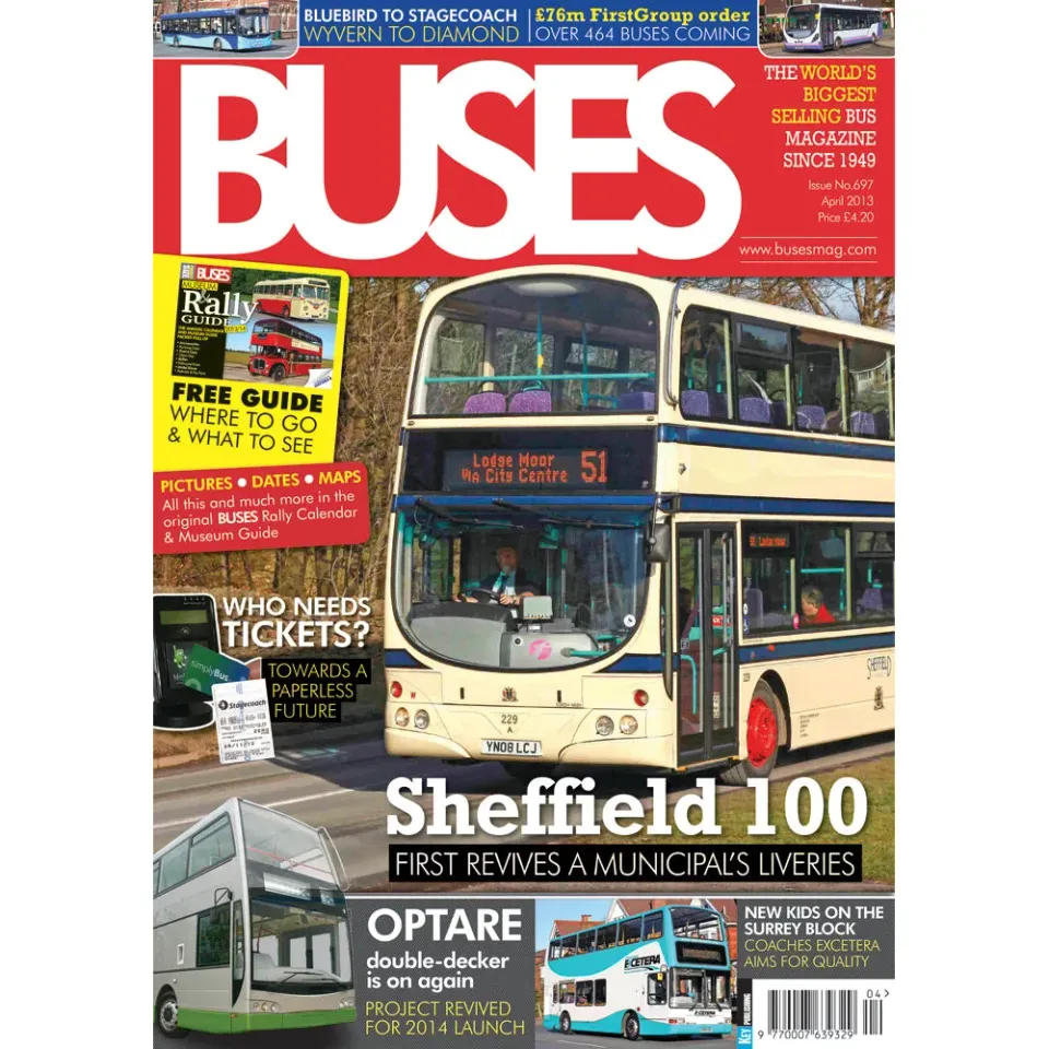 Buses april 2013 tidning lösnummer Sheffield