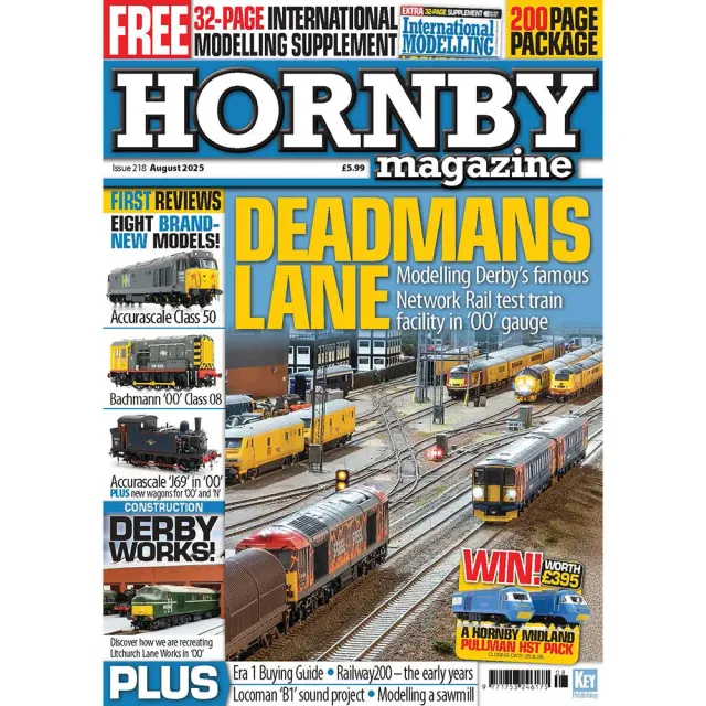 Hornby Magazine tidning augusti 2025 modelljärnväg