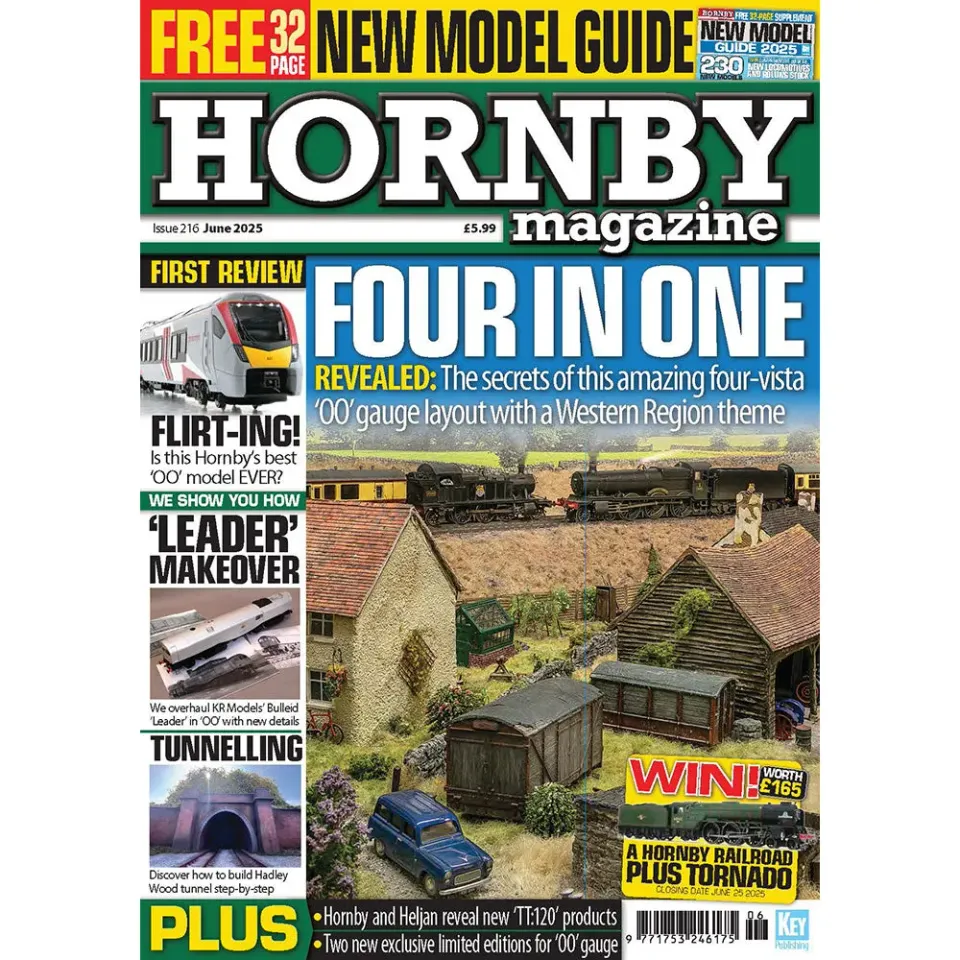 Hornby Magazine juni 2025 tidning OO-guide
