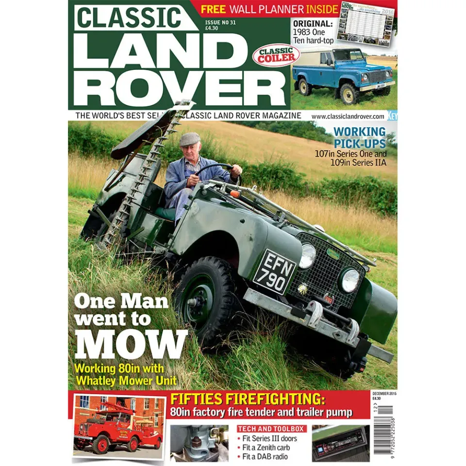Classic Land Rover december 2015 tidning lösnummer veteranbil