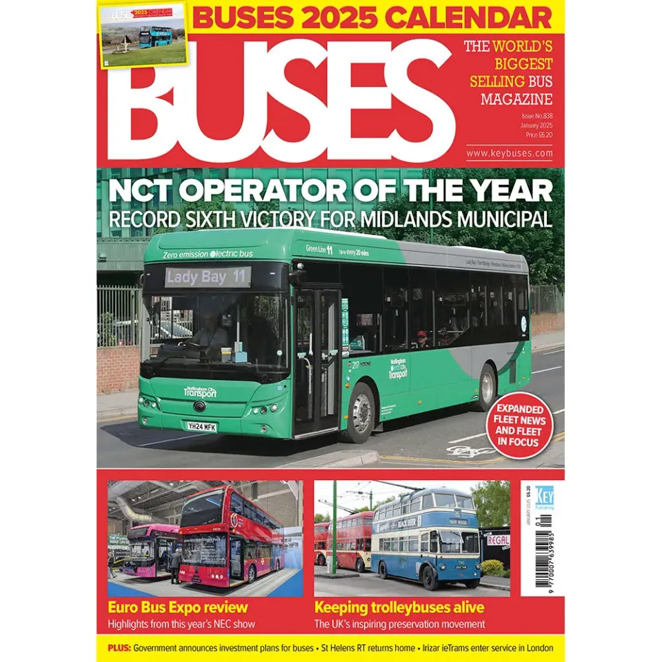 Buses januari 2025 tidning busstrafik