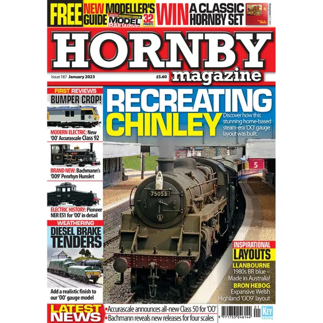Hornby Magazine januari 2023 tidning lösnummer modelljärnväg