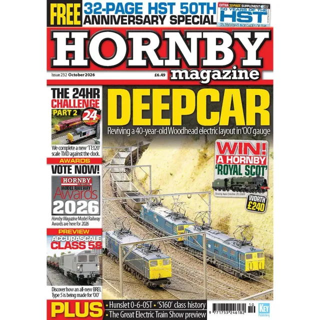 Hornby Magazine oktober 2026 tidning modelljärnväg