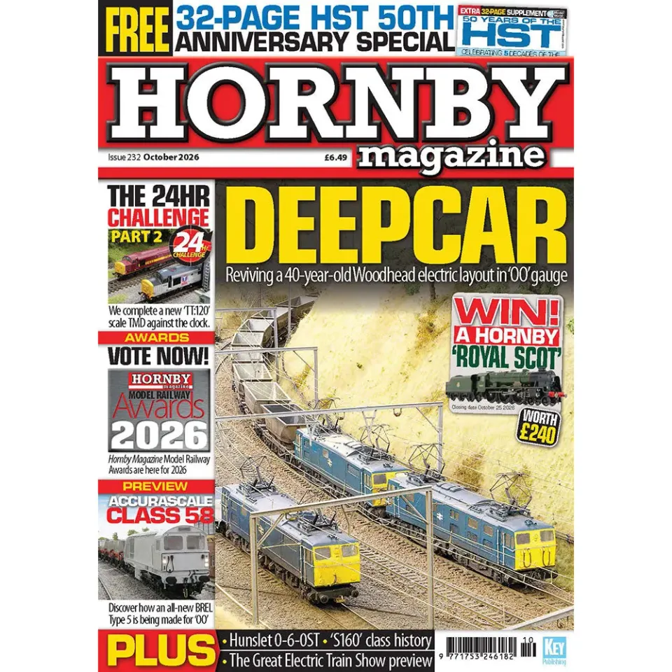 Hornby Magazine oktober 2026 tidning modelljärnväg