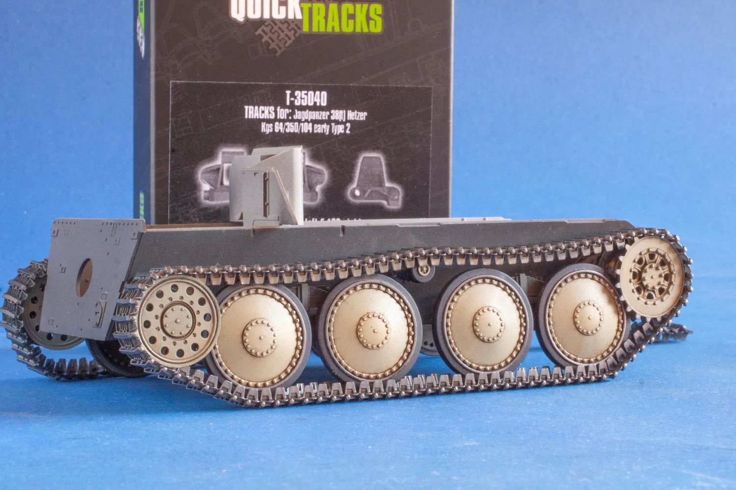 ROSSAGRAPH QuickTracks T-35040 band 1:35 Hetzer tidig resin