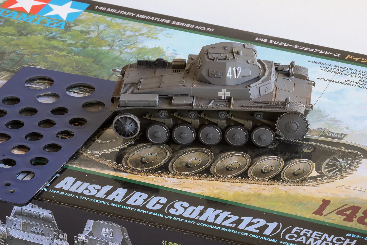 ROSSAGRAPH QuickWheel QW-48015 maskeringsmask Panzer II 1/48