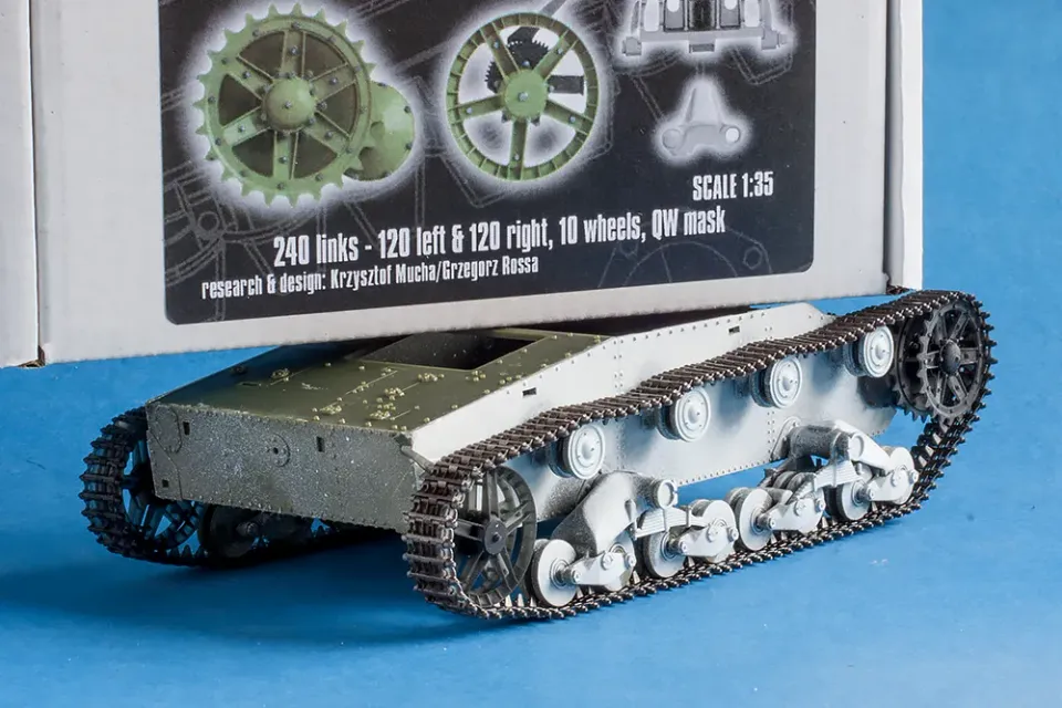 ROSSAGRAPH QuickWheel QWXT-35007 larvband T-26 1/35 resin