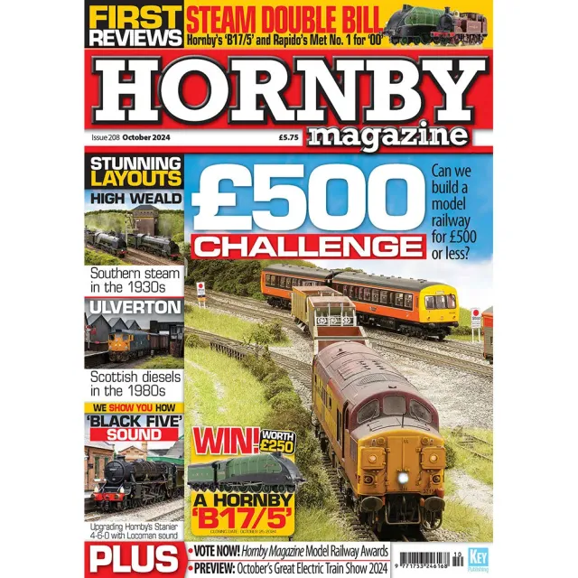 Hornby Magazine Oktober 2024 tidning 180 sidor