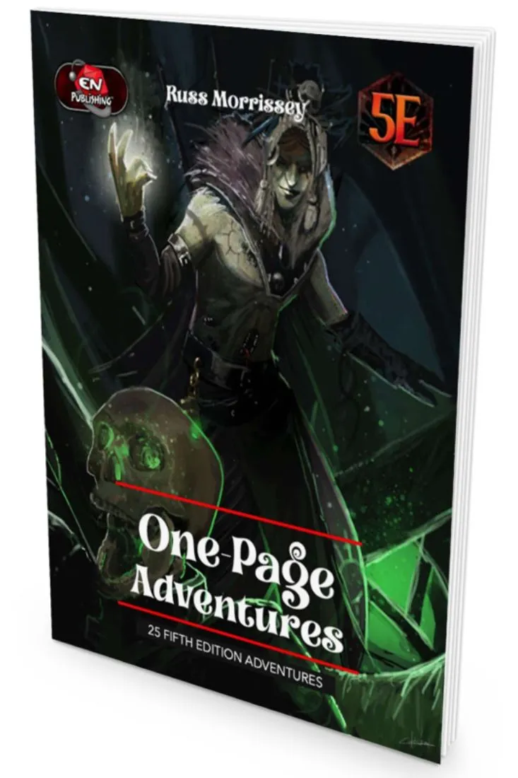 EN Publishing One-Page Adventures äventyr softcover + PDF 25 engsidiga