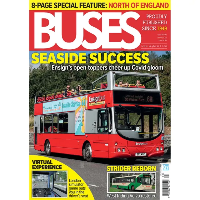 Buses januari 2021 tidning lösnummer bussar